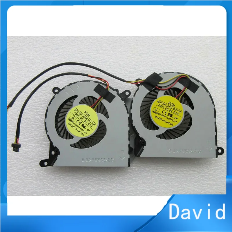 New Original Laptop GPU Cooling Fan For FCN BRUSHLESS MOTOR FG80 FG7Y DFS541105FC0T 5V 0.5A 6-31-P6502-201 3Pin
New Original Laptop GPU Cooling Fan For FCN BRUSHLESS MOTOR FG80 FG7Y DFS541105FC0T 5V 0.5A 6-31-P6502-201 3Pin