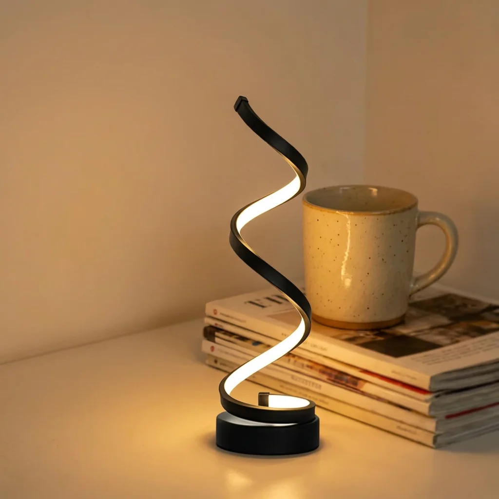 Vintage Inspired Creative Desk Lamp Spiral Adjustable Arm Soft Warm Light for Bedroom Study Living Room Ideal Gift for Friends
Vintage Inspired Creative Desk Lamp Spiral Adjustable Arm Soft Warm Light for Bedroom Study Living Room Ideal Gift for Friends