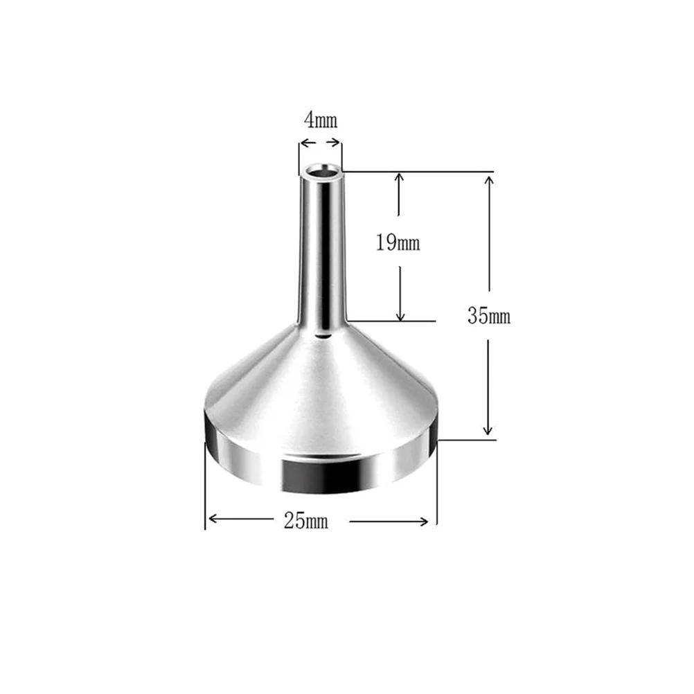 Perfume Making Kit Extractor Metal Funnel Fan Dispenser Small Funnels Travel for Filling Bottles
Perfume Making Kit Extractor Metal Funnel Fan Dispenser Small Funnels Travel for Filling Bottles
