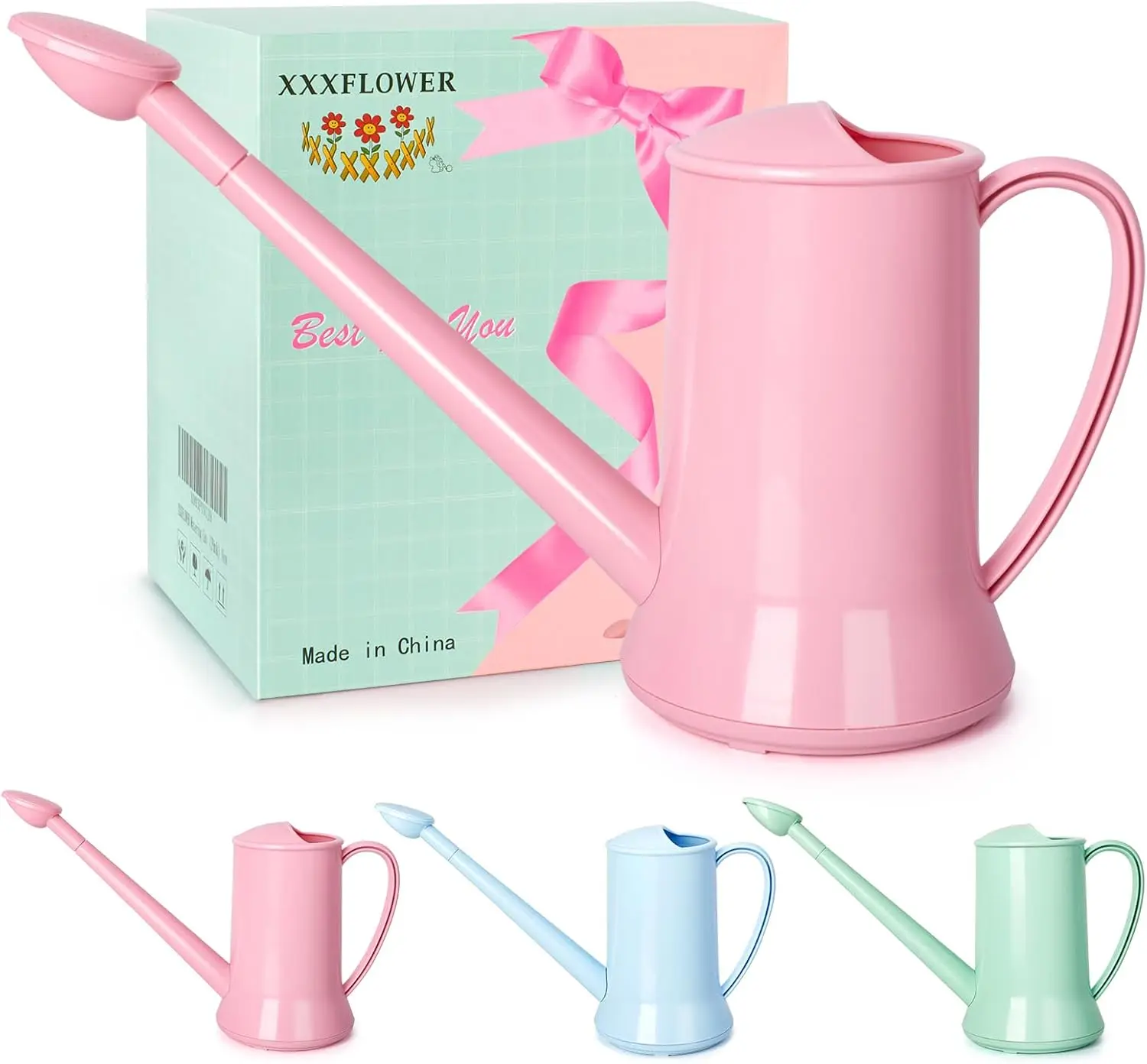 Small Indoor Plant Watering Can 1/2 Gallon with Long Spout Removable Nozzle for House Garden Pink
Small Indoor Plant Watering Can 1/2 Gallon with Long Spout Removable Nozzle for House Garden Pink