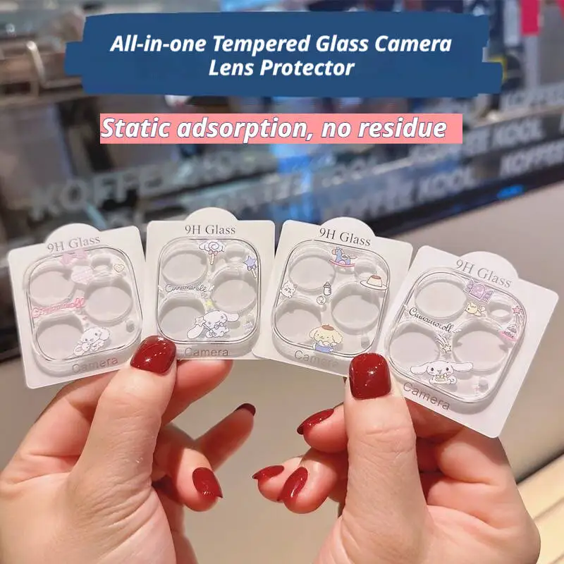Sanrio Hello Kitty Cartoon Camera Lens Protector 9H HD Anti-Scratch Tempered Glass for iPhone 16 15 14 13 12 11 ProMax Mini Plus Sanrio Hello Kitty Cartoon Camera Lens Protector 9H HD Anti-Scratch Tempered Glass for iPhone 16 15 14 13 12 11 ProMax Mini Plus
