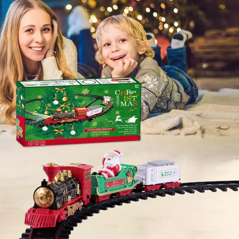 Christmas Train Sets Electric Train Toy Set with Train Tracks Christmas Car Track Puzzle Play Set Classic Toy Train Set Gifts
Christmas Train Sets Electric Train Toy Set with Train Tracks Christmas Car Track Puzzle Play Set Classic Toy Train Set Gifts