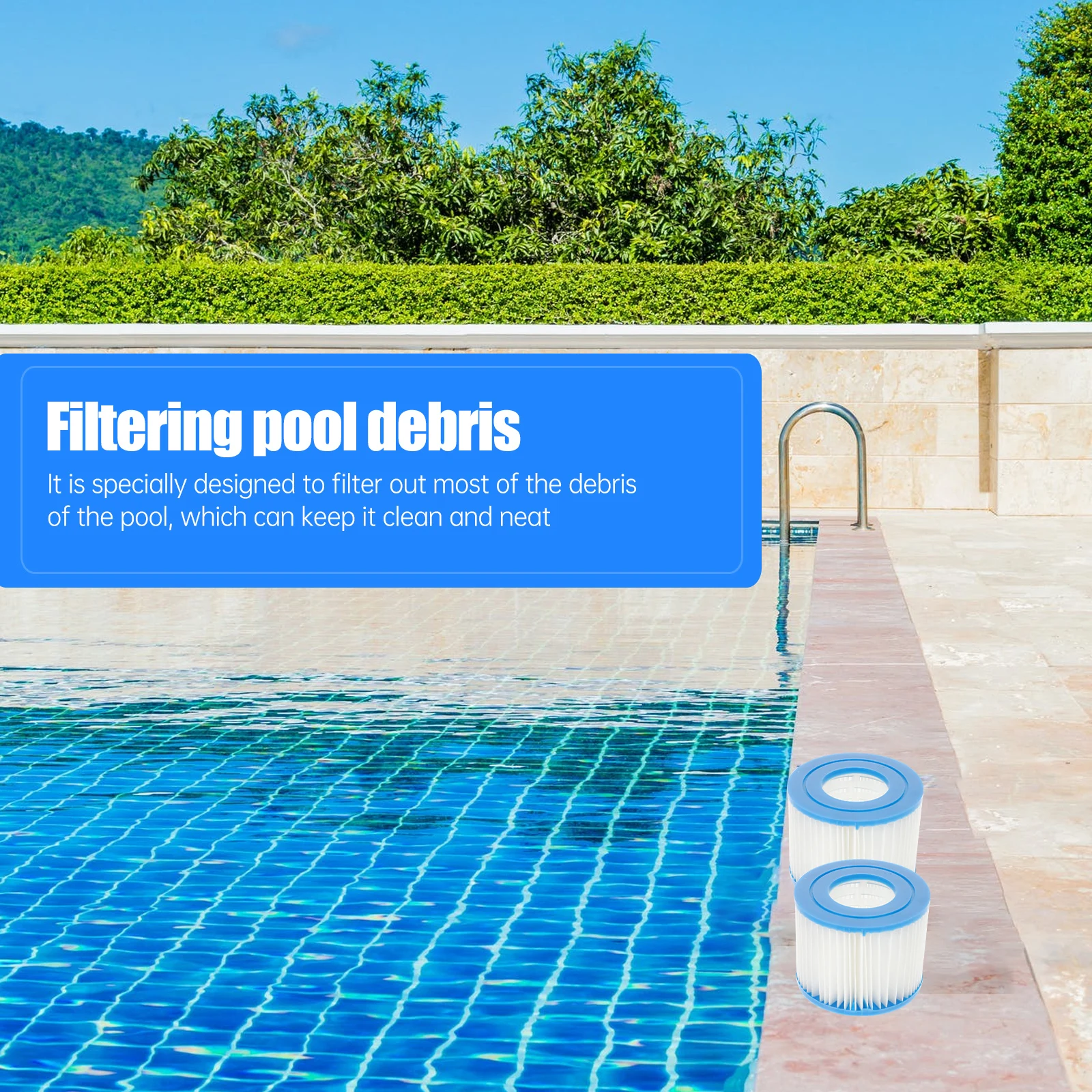 6pcs Pool Filter Cartridge Type Replacement Spa Swimming Pool Strainer Pump Water Cleaning Garden Supplies Accessories
6pcs Pool Filter Cartridge Type Replacement Spa Swimming Pool Strainer Pump Water Cleaning Garden Supplies Accessories