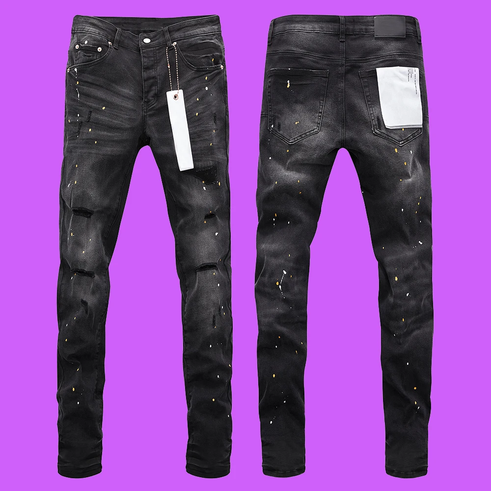 New Purple roca Jeans brand Resin Knee Slit Low Rise Skinny Men Jeans American High Street New Fashion Trend Jeans Man pants
New Purple roca Jeans brand Resin Knee Slit Low Rise Skinny Men Jeans American High Street New Fashion Trend Jeans Man pants