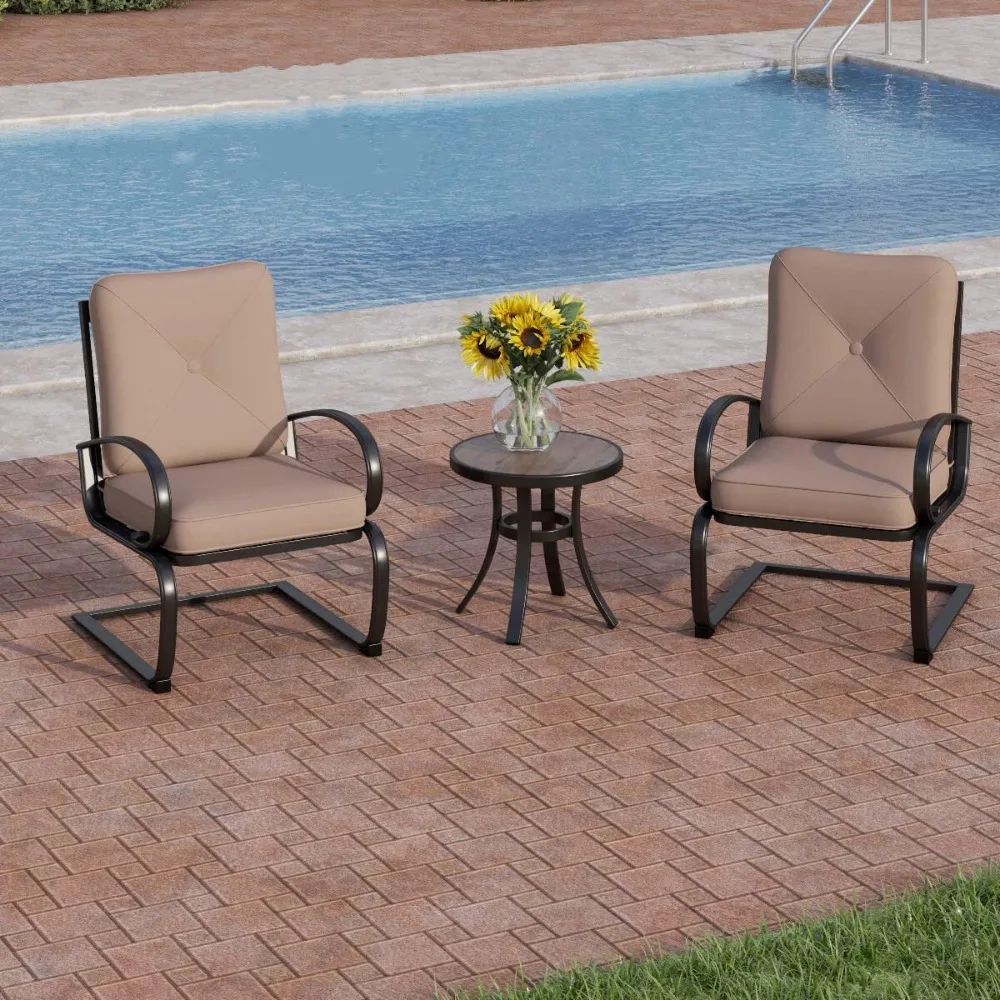 Patio Round Side Table Outdoor & Indoor Small End Table Coffee Bistro Table 
Patio Round Side Table Outdoor & Indoor Small End Table Coffee Bistro Table