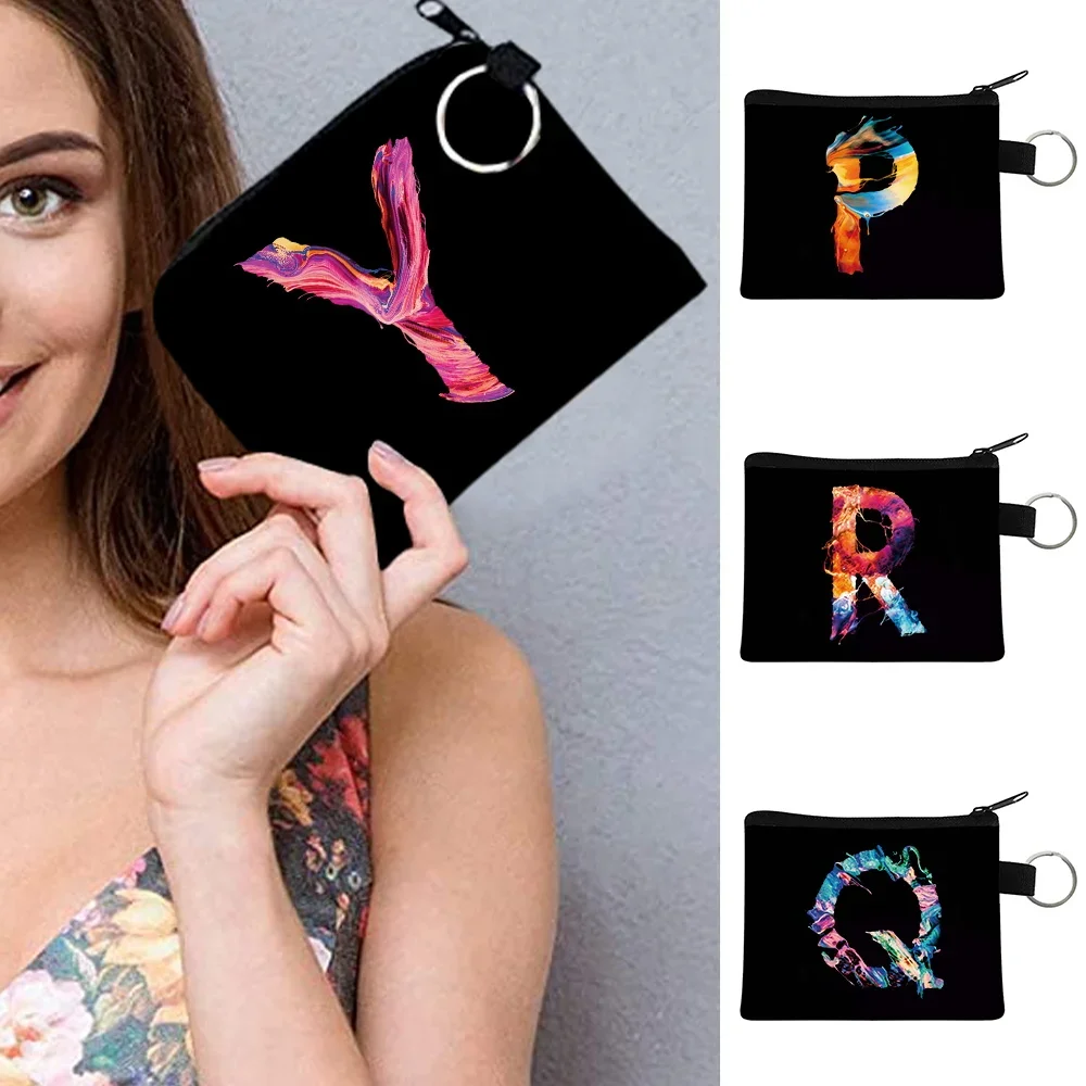 Purse Lady Coin Purses Women's Portable Earphone Lipstick Organizer Small Makeup Bags Paint Pattern Series Purses Card Holder
Purse Lady Coin Purses Women's Portable Earphone Lipstick Organizer Small Makeup Bags Paint Pattern Series Purses Card Holder