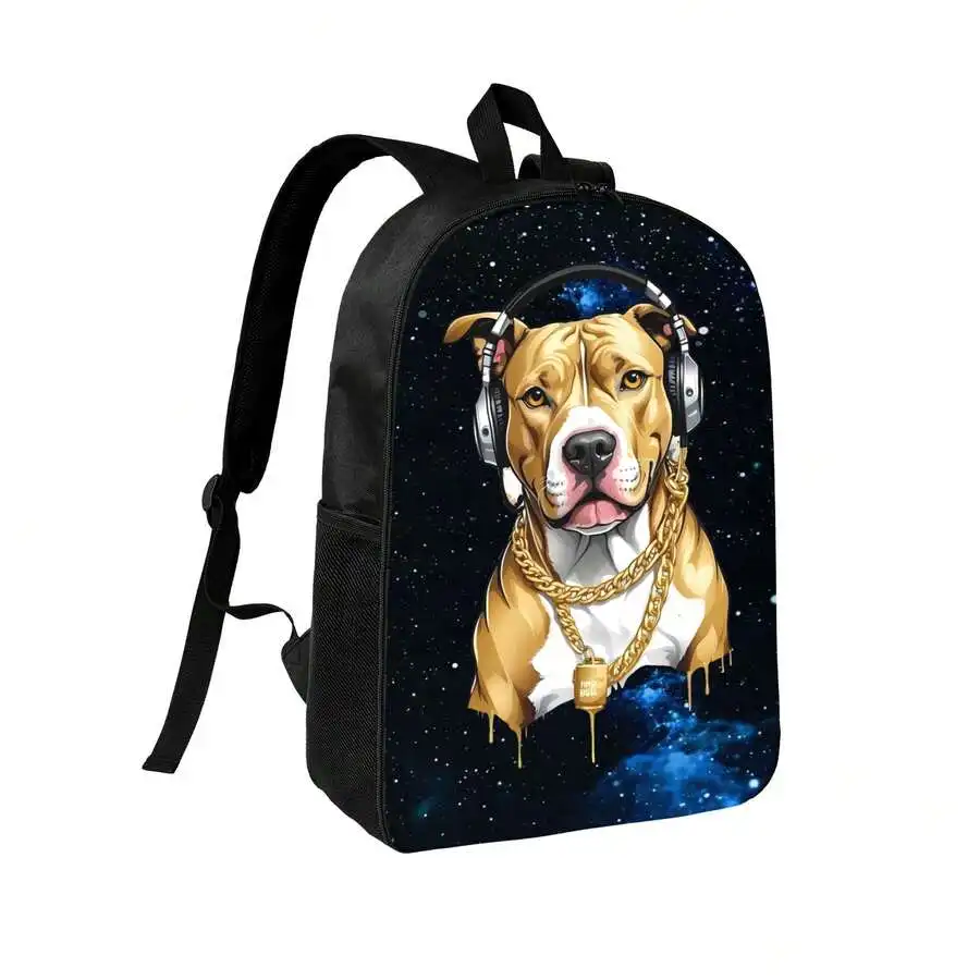 Pitbull Graphic Backpack For Adults Space Theme Casual School Bag
Pitbull Graphic Backpack For Adults Space Theme Casual School Bag