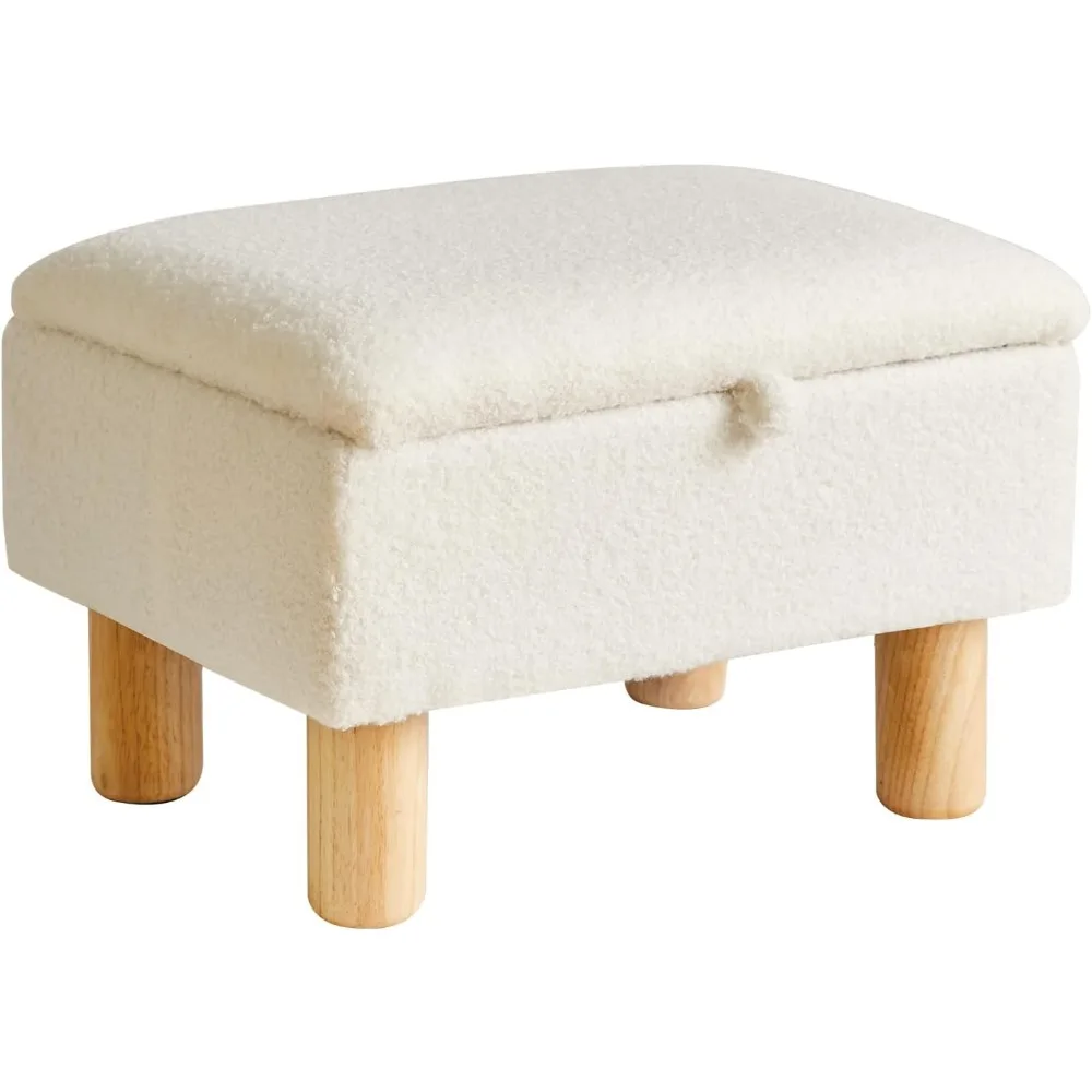 Ottoman with Storage - Small Foot Rest for Couch 16x12x9.5inch, Safety Hinge Flip Top Stool Load up to 330lb for Living Room Dor
Ottoman with Storage - Small Foot Rest for Couch 16x12x9.5inch, Safety Hinge Flip Top Stool Load up to 330lb for Living Room Dor