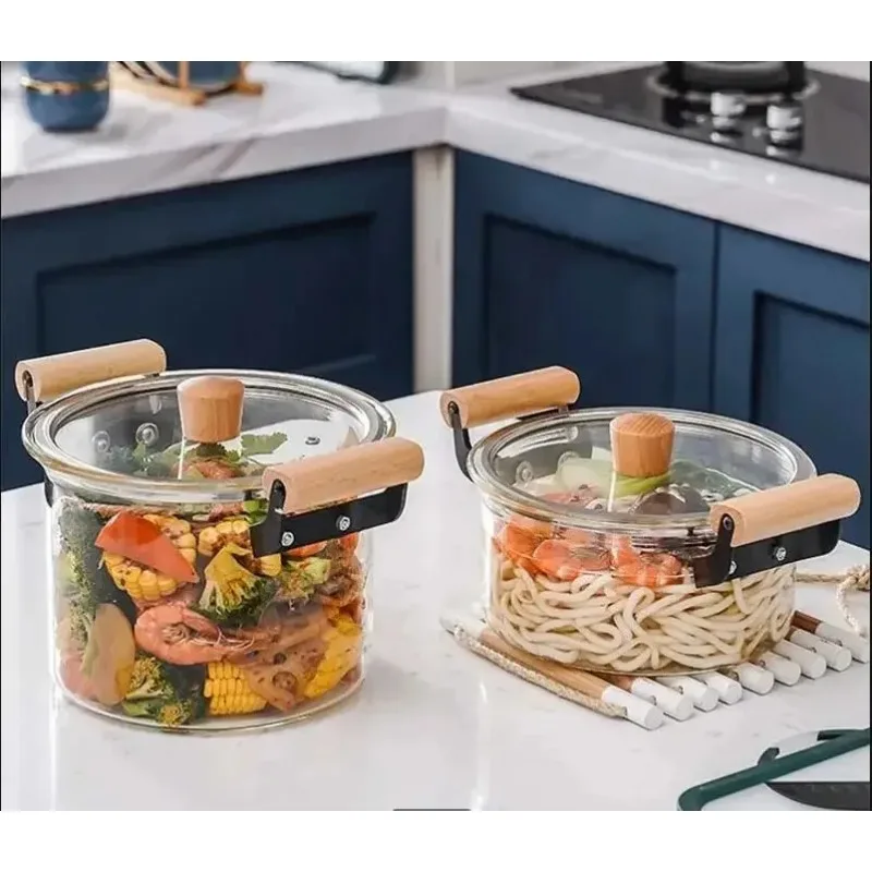 Прозрачная стеклянная кастрюля, термостойкая, для супов, овощных салатов, лапши быстрого приготовления, кухонная утварь для дома
Прозрачная стеклянная кастрюля, термостойкая, для супов, овощных салатов, лапши быстрого приготовления, кухонная утварь для дома