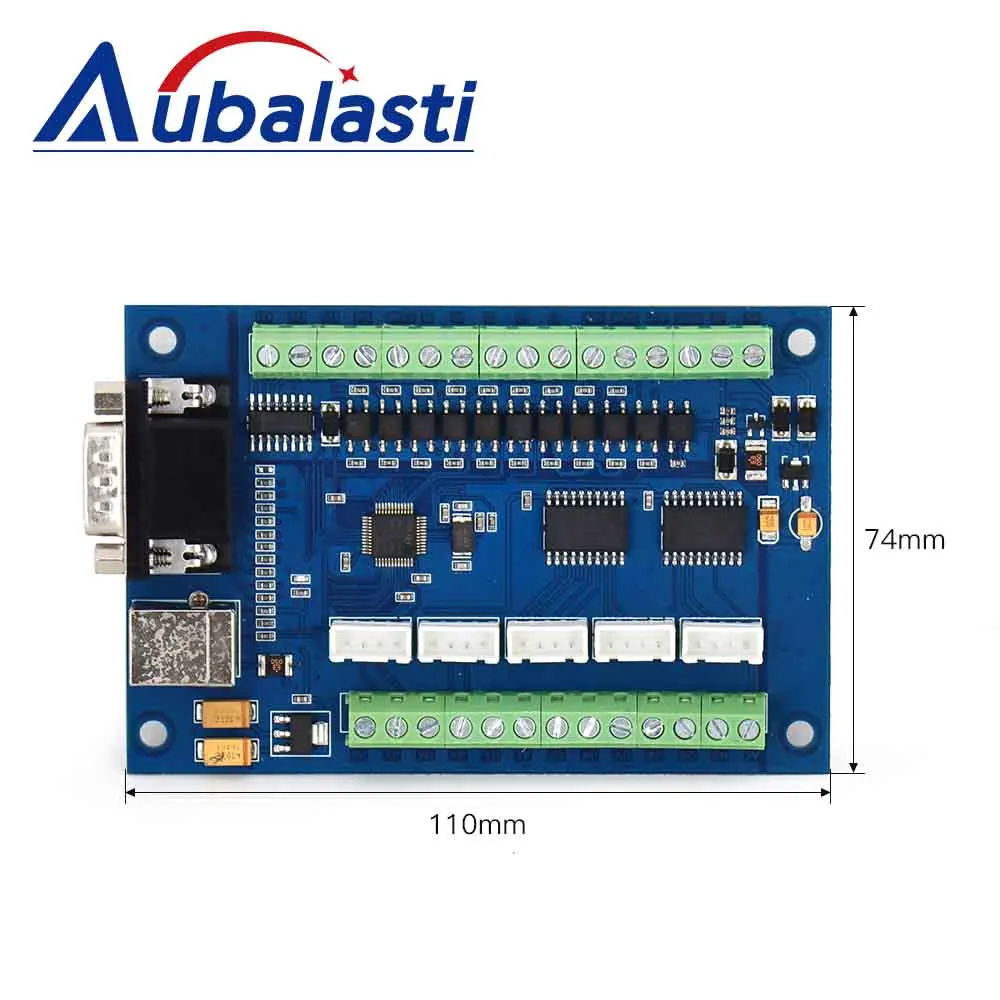 Aubalasti Upgrade CNC MACH3 USB 5 Axis 100KHz CNC Smooth Stepper Motion Controller Card Breakout Board for CNC Engraving 12-24V
Aubalasti Upgrade CNC MACH3 USB 5 Axis 100KHz CNC Smooth Stepper Motion Controller Card Breakout Board for CNC Engraving 12-24V