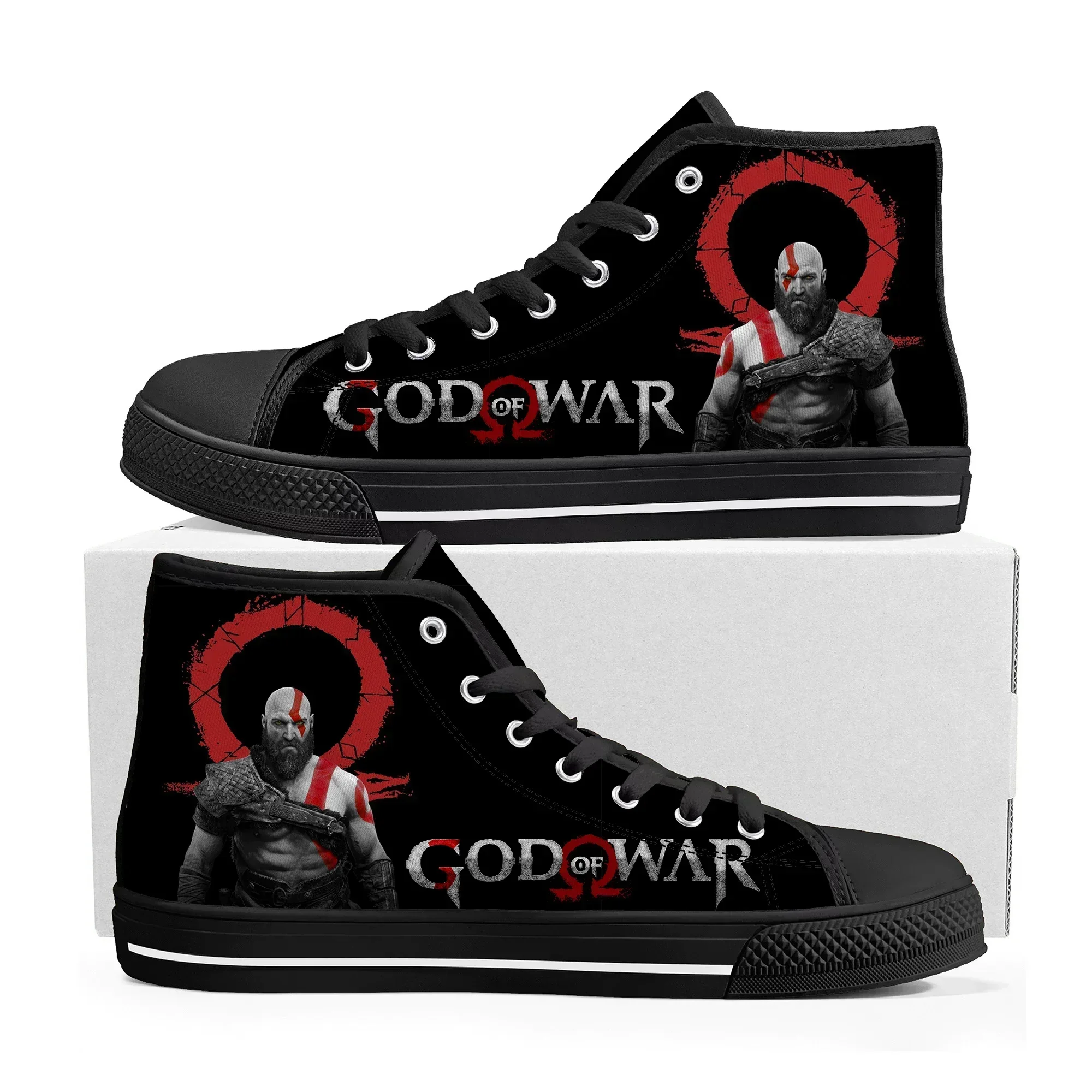 God of War High Top Sneakers Hot Cartoon Game Mens Womens Teenager High Quality Fashion Custom Shoes Casual Tailor Made Sneaker
God of War High Top Sneakers Hot Cartoon Game Mens Womens Teenager High Quality Fashion Custom Shoes Casual Tailor Made Sneaker