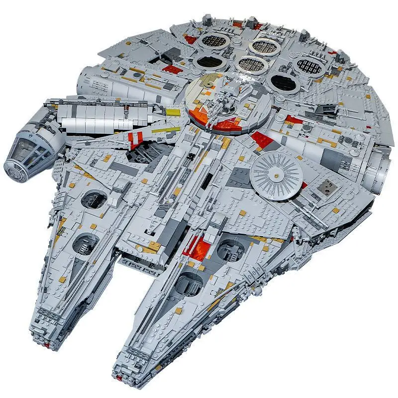 Набор для сборки модели космического корабля «Сокол» (75192) из 7541 детали, большой, для украшения дома, игрушка для детей и взрослых, подарок на день рождения и Рождество
Набор для сборки модели космического корабля «Сокол» (75192) из 7541 детали, большой, для украшения дома, игрушка для детей и взрослых, подарок на день рождения и Рождество