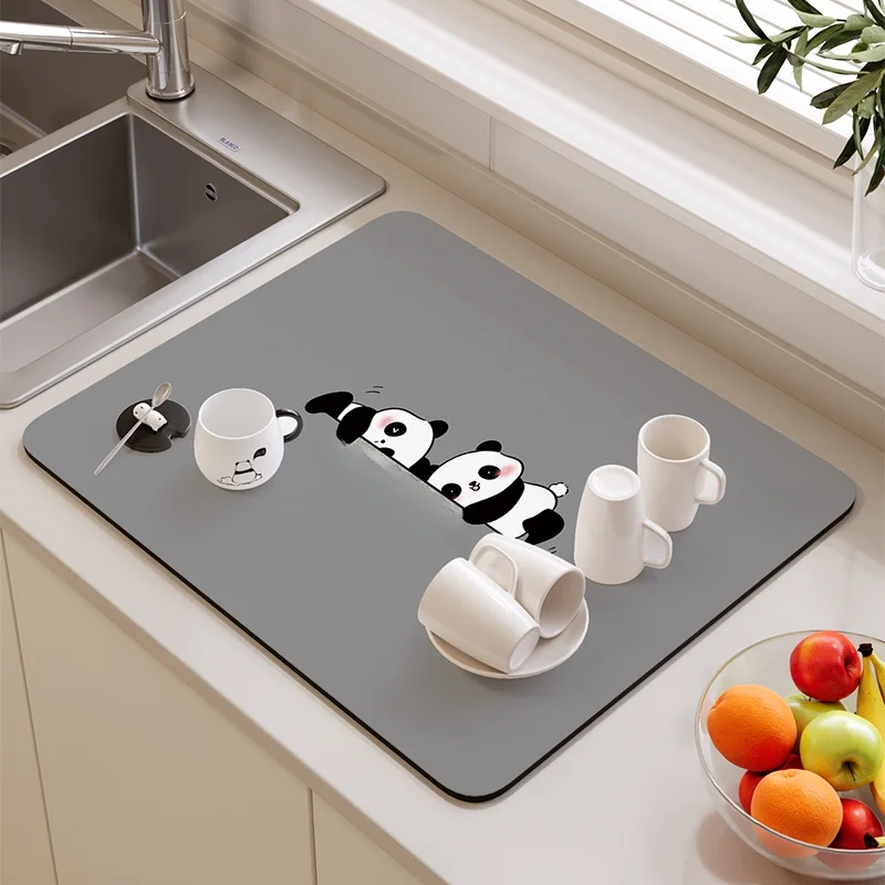 Luxury Kitchen Countertop Drain Pad Quick Dry Mud Sink Brushing Dish Heat Resistant Storage Water Absorbent Soft Mat
Luxury Kitchen Countertop Drain Pad Quick Dry Mud Sink Brushing Dish Heat Resistant Storage Water Absorbent Soft Mat