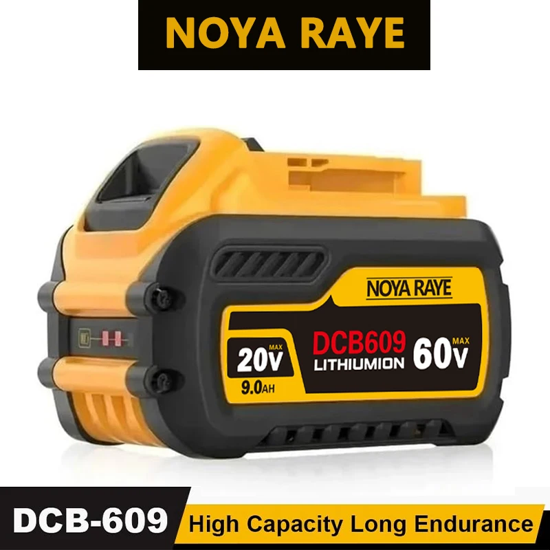 Сменный аккумулятор DCB609, 60 В/20 В, совместимый с электроинструментами DEWALT — высокая емкость и долговечность
Сменный аккумулятор DCB609, 60 В/20 В, совместимый с электроинструментами DEWALT — высокая емкость и долговечность