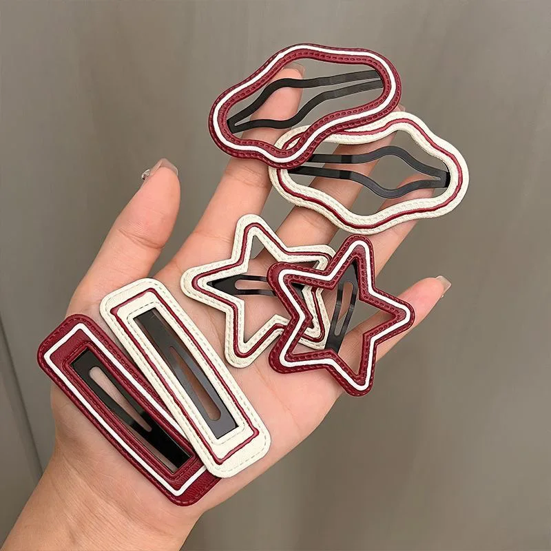 5Pcs Classic Solid Star Hair Clip For Kids Girls Cute Leather Bow Hairpin Barrettes baby Headdress Hair Accessories
5Pcs Classic Solid Star Hair Clip For Kids Girls Cute Leather Bow Hairpin Barrettes baby Headdress Hair Accessories
