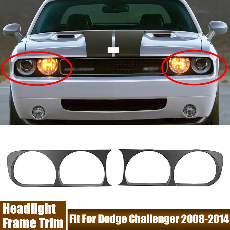 A Pair of Front Headlight Lamp Bezel Frame Trims For Dodge Challenger 2008 2009 2010 2011 2012 2013 2014 68051527AA, 68051526AA
A Pair of Front Headlight Lamp Bezel Frame Trims For Dodge Challenger 2008 2009 2010 2011 2012 2013 2014 68051527AA, 68051526AA