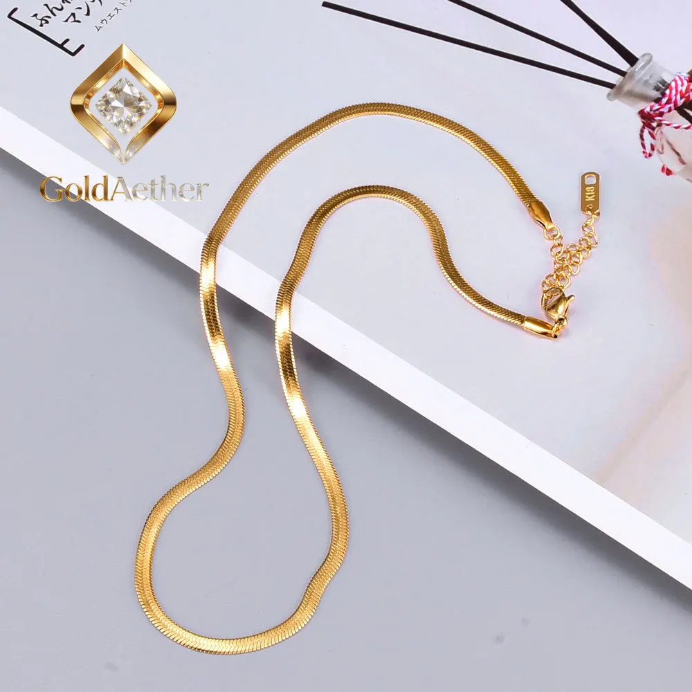 GoldNouveau Luxury 24K 9999 Pure Gold real gold Women's Snake Bone Chain Short Necklace
GoldNouveau Luxury 24K 9999 Pure Gold real gold Women's Snake Bone Chain Short Necklace
