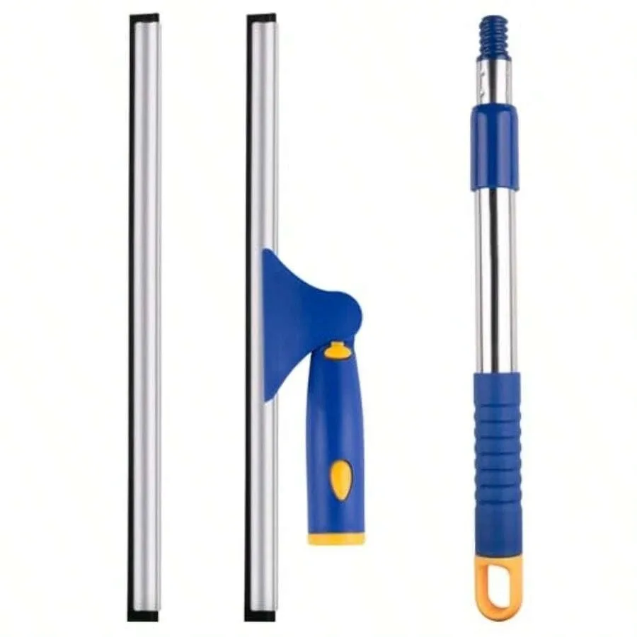 Shower Squeegee For Glass Doors All-Purpose Extendable Window Squeegee With 2 Blades And Stainless Steel Pole Window Cleaner Fo
Shower Squeegee For Glass Doors All-Purpose Extendable Window Squeegee With 2 Blades And Stainless Steel Pole Window Cleaner Fo
