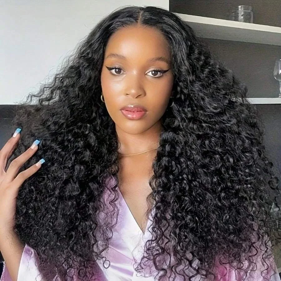 5x5 Water Wave Glueless 36 Inch Lace Front Wigs Human Hair Ready to Wear Transparent 220Density Natural Color Lace Frontal Wig1B
5x5 Water Wave Glueless 36 Inch Lace Front Wigs Human Hair Ready to Wear Transparent 220Density Natural Color Lace Frontal Wig1B