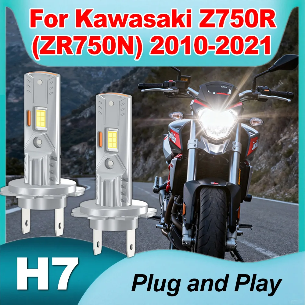 1 шт., лампа для мотоциклетных фар H7, 22000 лм, суперяркая, для Kawasaki Z750R (ZR750N) 2010-2019, 2020, 2021, Plug-N-Play, мотоциклетная фара
1 шт., лампа для мотоциклетных фар H7, 22000 лм, суперяркая, для Kawasaki Z750R (ZR750N) 2010-2019, 2020, 2021, Plug-N-Play, мотоциклетная фара