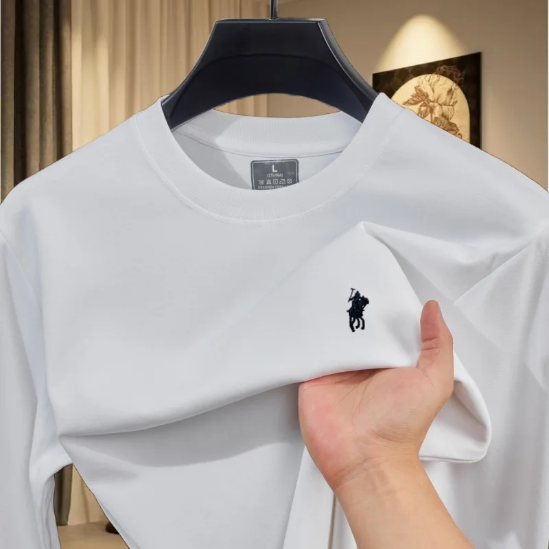 Роскошная осенняя новая хит продаж, футболка с круглым вырезом, высококачественный мужской брендовый удобный топ с длинными рукавами и вышивкой по индивидуальному заказу
Роскошная осенняя новая хит продаж, футболка с круглым вырезом, высококачественный мужской брендовый удобный топ с длинными рукавами и вышивкой по индивидуальному заказу