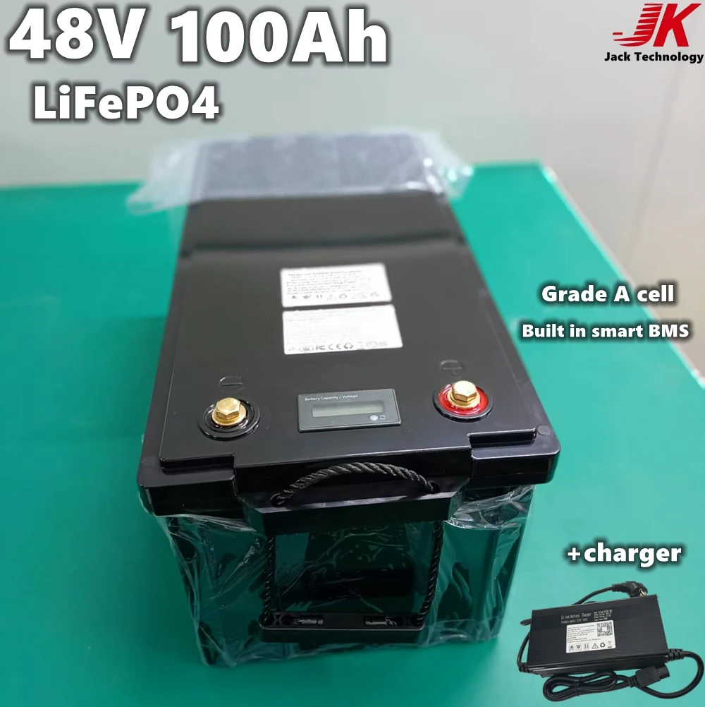 48v 100AH rechargeable golf cart LiFePO4 battery waterproof with BMS for tricycle inverter Solar energy storage scooter
48v 100AH rechargeable golf cart LiFePO4 battery waterproof with BMS for tricycle inverter Solar energy storage scooter