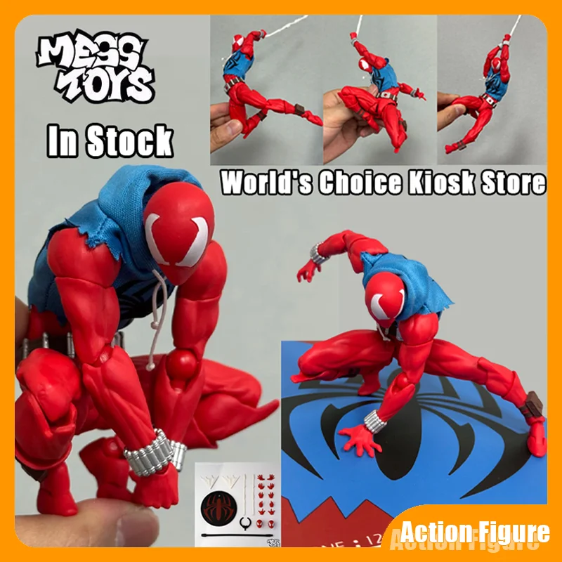 Игрушки Mess Toys: Фигурка Скарлетта Спайдермена из комиксов The Amazing Spider-Man, модель Mafex 186, игрушки Спайдермен
Игрушки Mess Toys: Фигурка Скарлетта Спайдермена из комиксов The Amazing Spider-Man, модель Mafex 186, игрушки Спайдермен