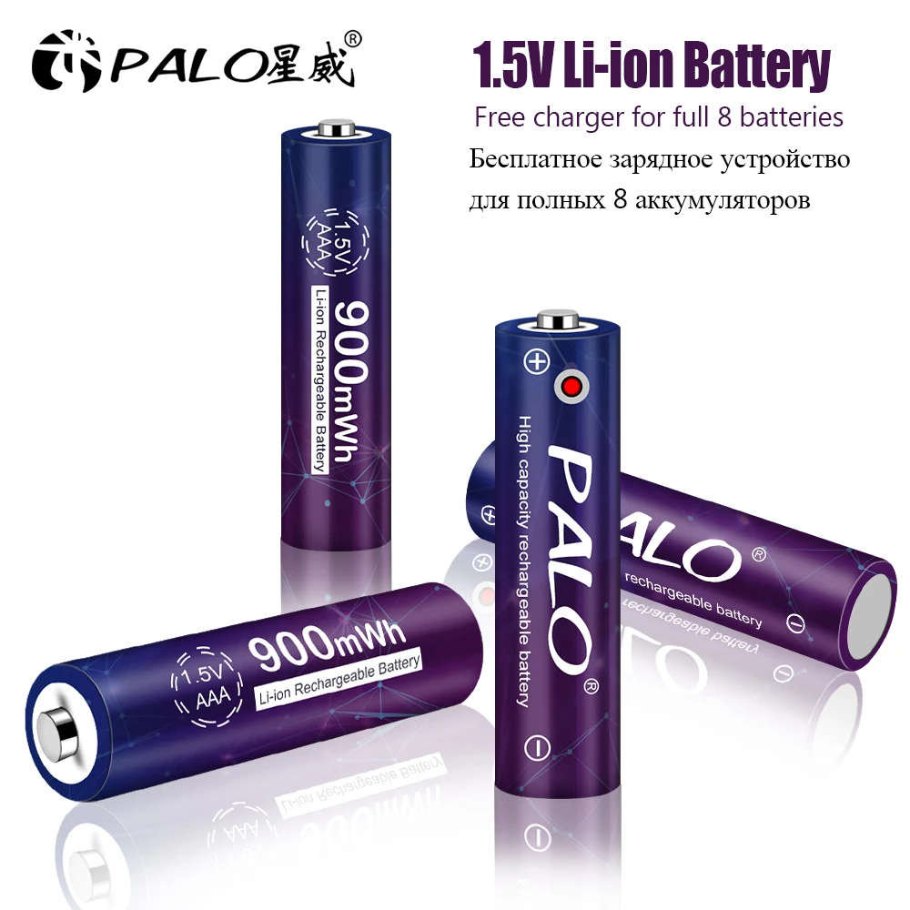 1-8PCS 1.5v AAA lithium li ion rechargeable battery 900mWh 1.5V AAA Li-ion battery 3A rechargeable batteries for Remote control
1-8PCS 1.5v AAA lithium li ion rechargeable battery 900mWh 1.5V AAA Li-ion battery 3A rechargeable batteries for Remote control