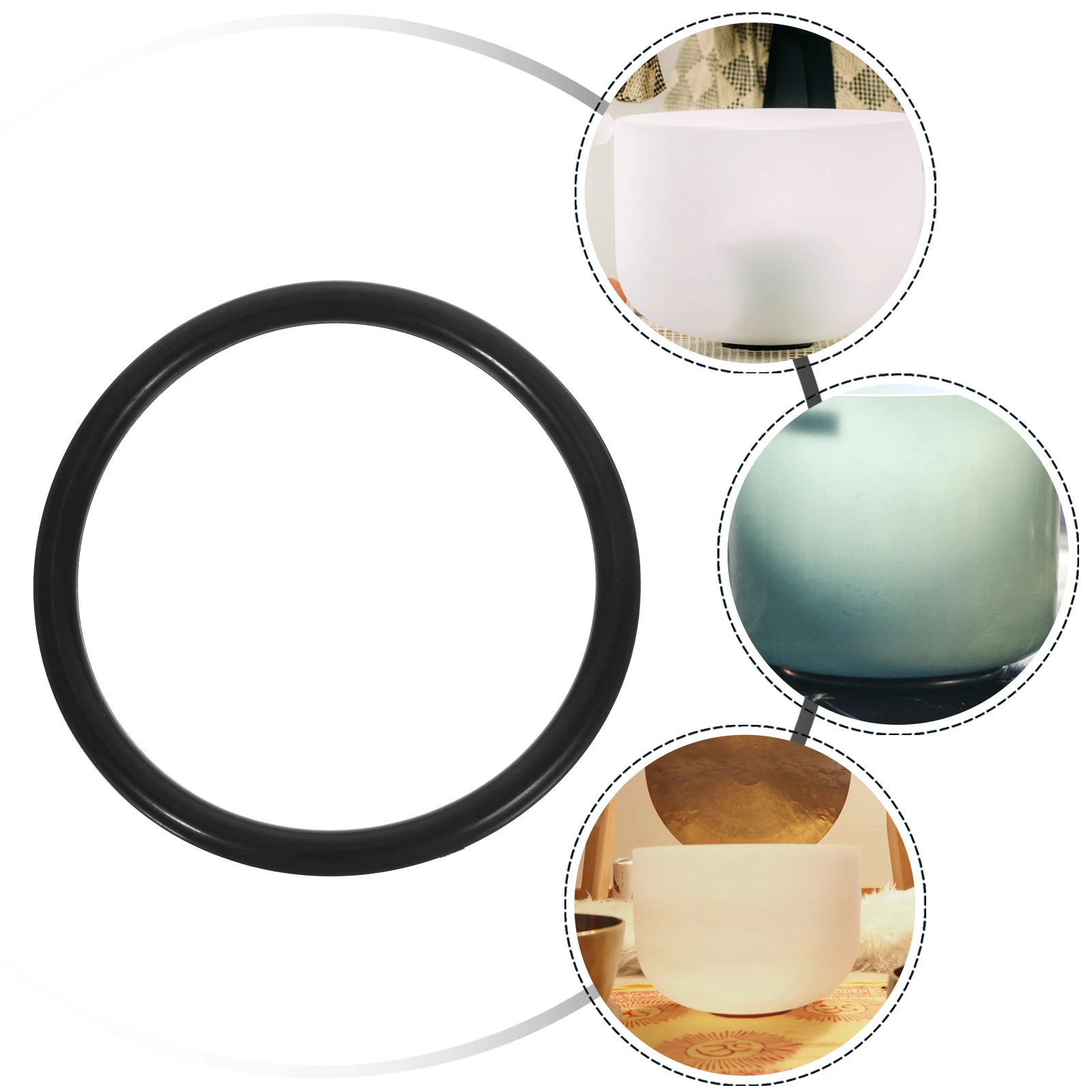 2Pcs Tibetan Bowl Gasket Exquisite Design Fine Workmanship Portable Meditation Accessory Buddhist Bowl Rubber Ring
2Pcs Tibetan Bowl Gasket Exquisite Design Fine Workmanship Portable Meditation Accessory Buddhist Bowl Rubber Ring