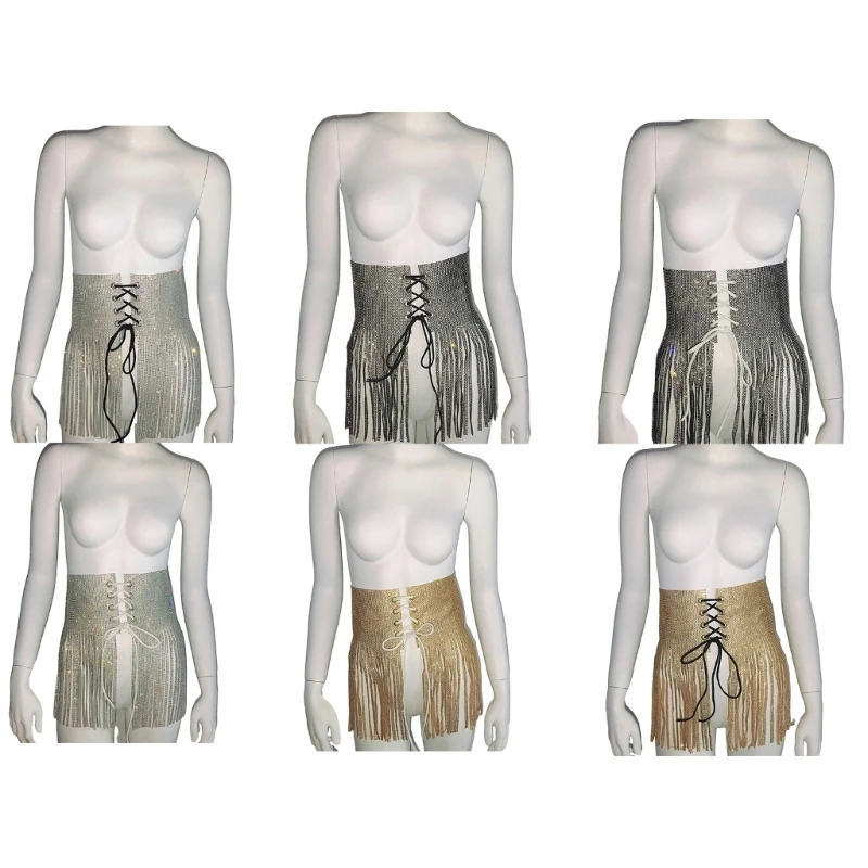 2023 Women Tassels Mini Skirt Glitter Hollow Out Adjustable Waist Clubwear Hot Girls Short Party Skirts Bar
2023 Women Tassels Mini Skirt Glitter Hollow Out Adjustable Waist Clubwear Hot Girls Short Party Skirts Bar