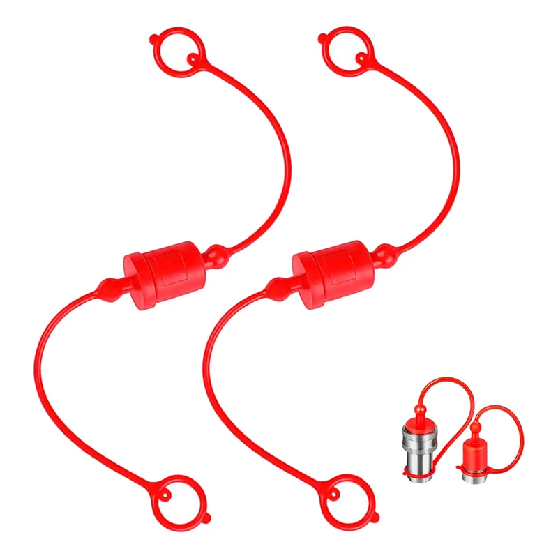 ABKY-ISO-B 3/4 Hydraulic Quick Coupler Male Dust Cap and Female Plug Cover, Fits Hydraulic Quick Disconnects Coupler
ABKY-ISO-B 3/4 Hydraulic Quick Coupler Male Dust Cap and Female Plug Cover, Fits Hydraulic Quick Disconnects Coupler