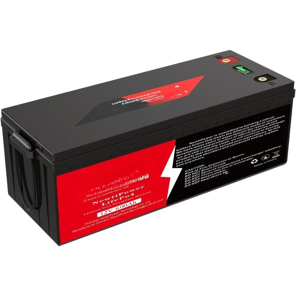 12V 600Ah LiFePO4 Lithium Battery with 250A BMS, 10000+ Deep Cycle Lithium Iron Phosphate Battery Great For Power Shortage, RV
12V 600Ah LiFePO4 Lithium Battery with 250A BMS, 10000+ Deep Cycle Lithium Iron Phosphate Battery Great For Power Shortage, RV