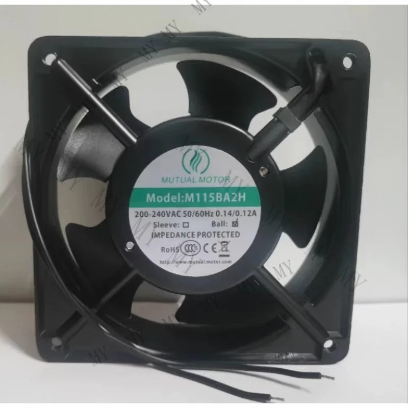TT for MUTUAL M115BA2H 200-240V 0.14/0.12A 12CM Aluminum Frame Cooling Fan
TT for MUTUAL M115BA2H 200-240V 0.14/0.12A 12CM Aluminum Frame Cooling Fan