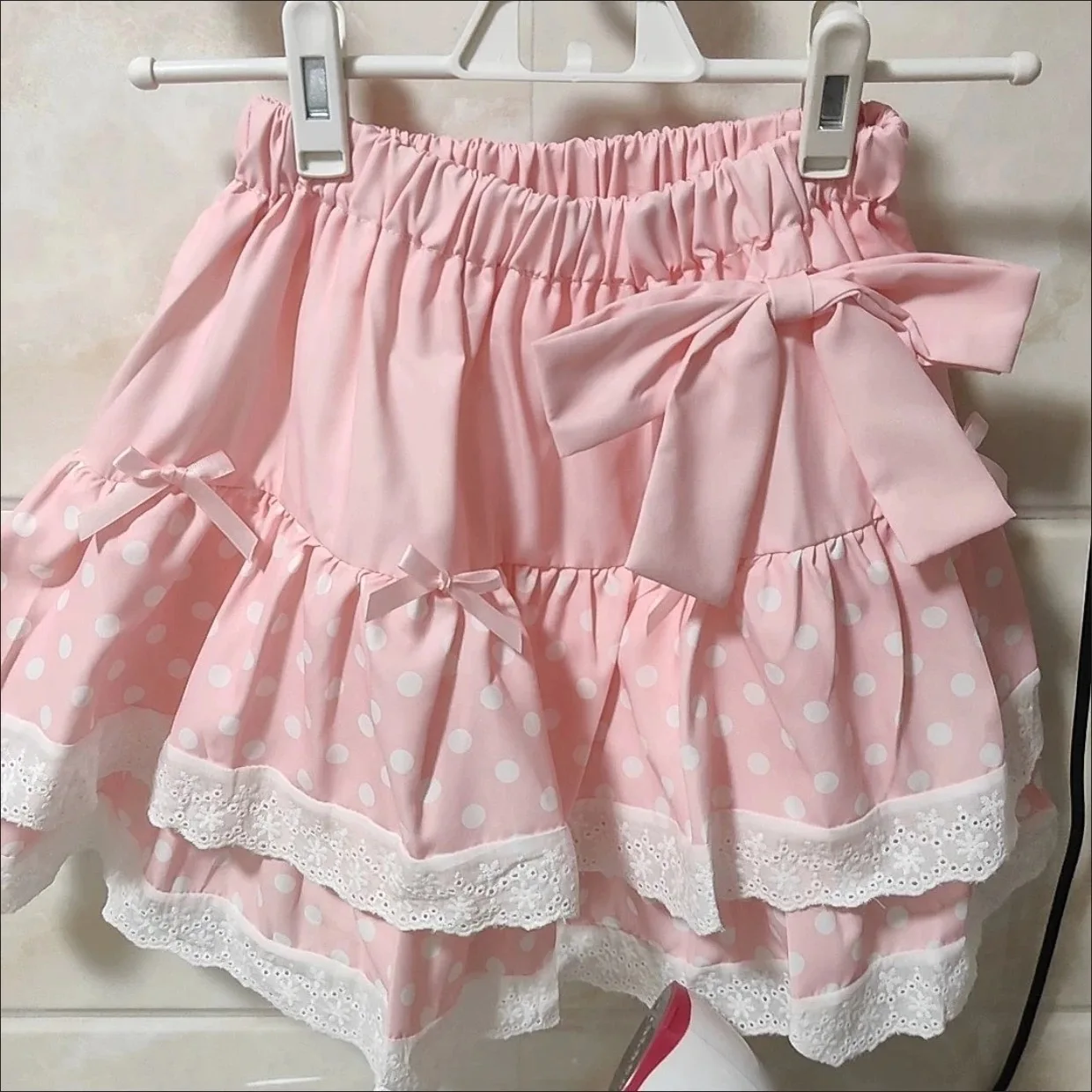 Kimotimo, женская мини-юбка Kawaii в горошек, японские кружевные юбки трапециевидной формы с милым бантом, лето 2021, мода Y2k Faldas
Kimotimo, женская мини-юбка Kawaii в горошек, японские кружевные юбки трапециевидной формы с милым бантом, лето 2021, мода Y2k Faldas