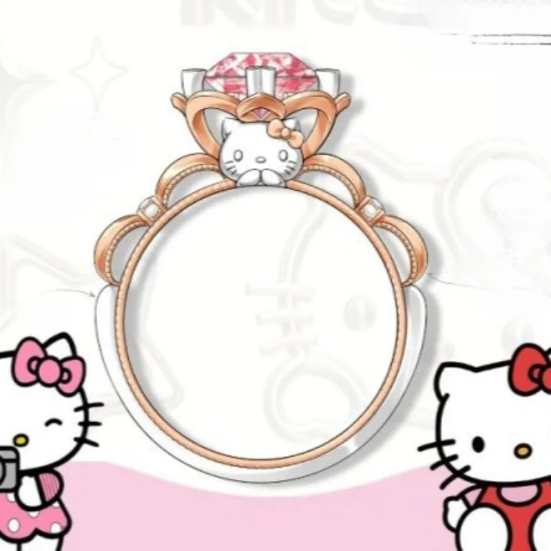Hello Kitty Miniso Ring Cute Delicate Cute Cartoon Interesting Originality Ring New Fashion Versatile Delicate Jewelry Gifts
Hello Kitty Miniso Ring Cute Delicate Cute Cartoon Interesting Originality Ring New Fashion Versatile Delicate Jewelry Gifts