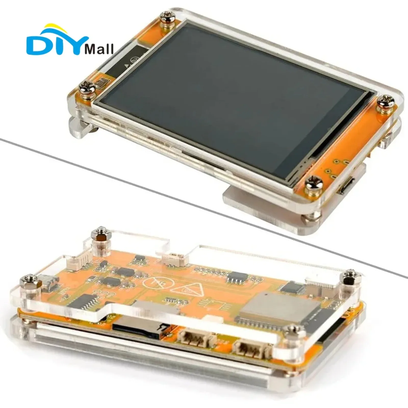 ESP32-2432S028R 2.8-дюймовый резистивный сенсорный TFT LCD-модуль с драйвером ILI9341, питание 5В, акриловый корпус, комплект для разработки
ESP32-2432S028R 2.8-дюймовый резистивный сенсорный TFT LCD-модуль с драйвером ILI9341, питание 5В, акриловый корпус, комплект для разработки
