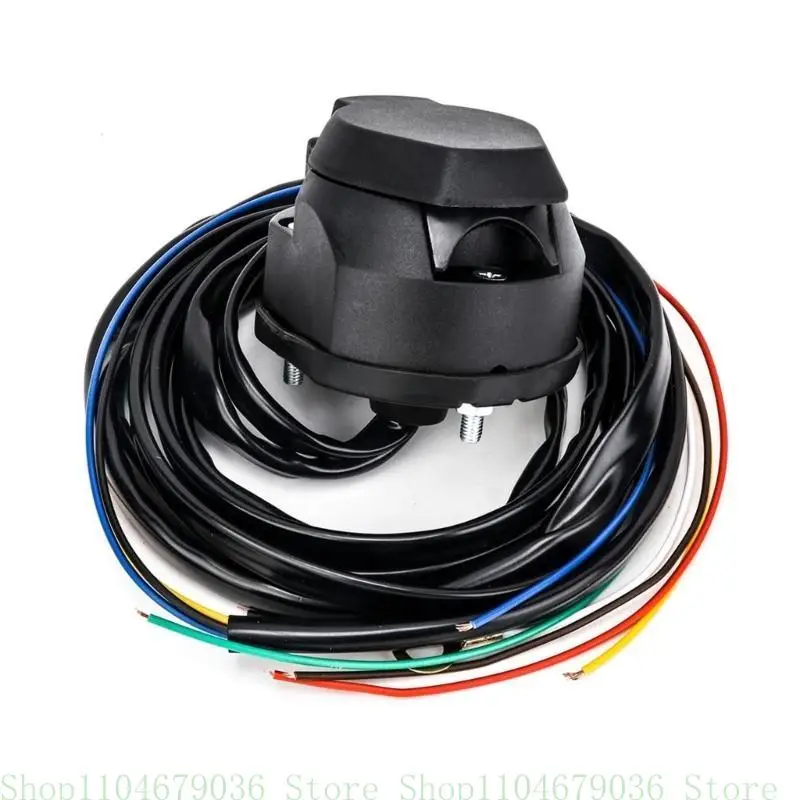 652F Weatherproof 7 Pin Trailer Connector 1.5M Wire Flexible Spring Design for Safe and Stable Power Transfer During Travels
652F Weatherproof 7 Pin Trailer Connector 1.5M Wire Flexible Spring Design for Safe and Stable Power Transfer During Travels