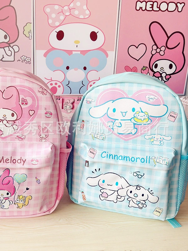 Милые сумки Sanrio Kuromo Melody Y2k для девочек, Мультяшные рюкзаки для детей, модные школьные портфели на плечо, женские портативные маленькие рюкзаки
Милые сумки Sanrio Kuromo Melody Y2k для девочек, Мультяшные рюкзаки для детей, модные школьные портфели на плечо, женские портативные маленькие рюкзаки