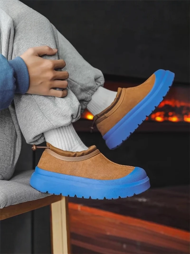 Tasman Men's Snow Boots Fur Lined Thickened Outdoor Winter Warm Cotton Shoes Casual Short Tube Ultrafiber Leather Boots
Tasman Men's Snow Boots Fur Lined Thickened Outdoor Winter Warm Cotton Shoes Casual Short Tube Ultrafiber Leather Boots