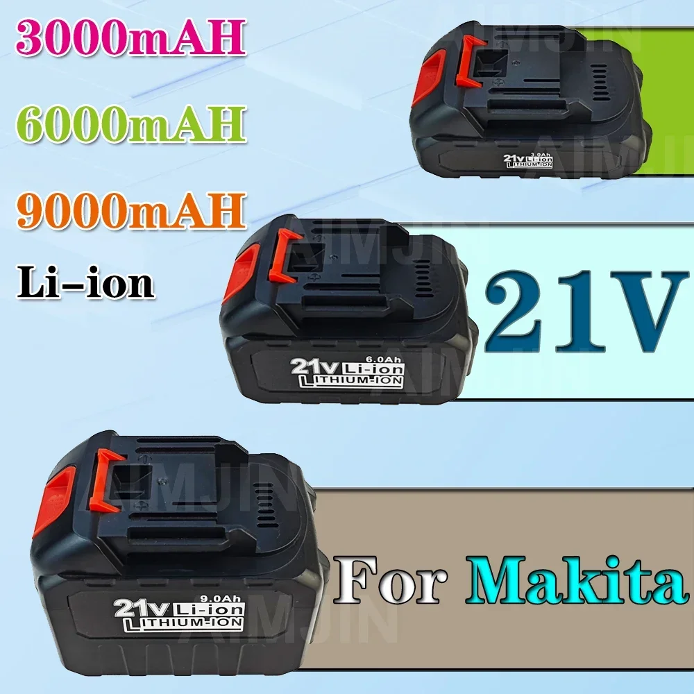 18V 21V Battery Rechargeable 3000mah 6000mah 9000mah Lithium Ion Battery Li-ion Battery For Makita Electric Power Tool
18V 21V Battery Rechargeable 3000mah 6000mah 9000mah Lithium Ion Battery Li-ion Battery For Makita Electric Power Tool
