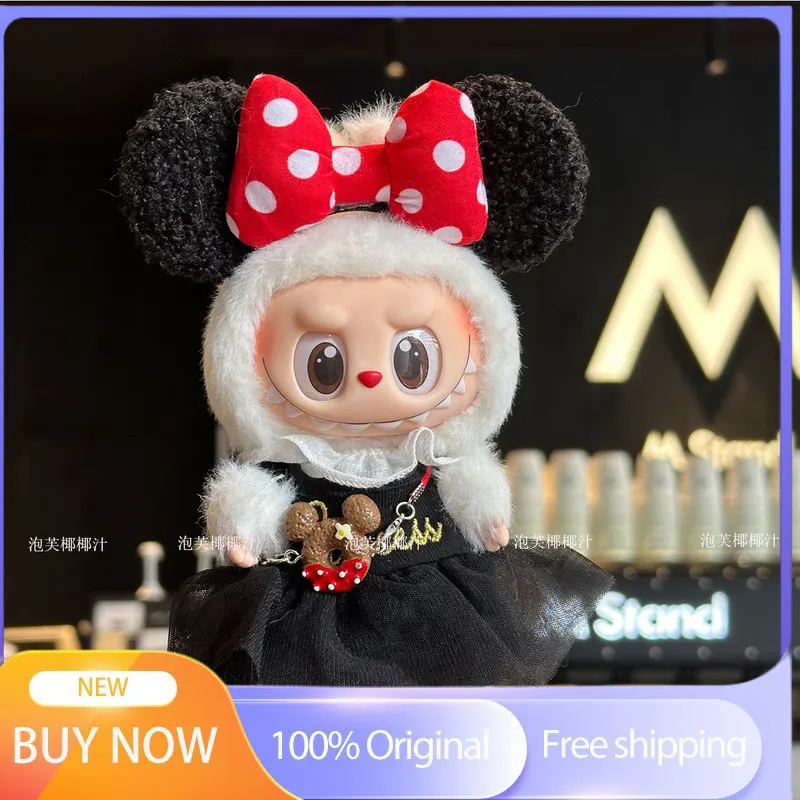 For Labubu Doll Fashion Dress Set Kawaii Baby Clothes for 15/17cm Dolls Mickey Theme Doll Clothing Accessories No Doll Included
For Labubu Doll Fashion Dress Set Kawaii Baby Clothes for 15/17cm Dolls Mickey Theme Doll Clothing Accessories No Doll Included