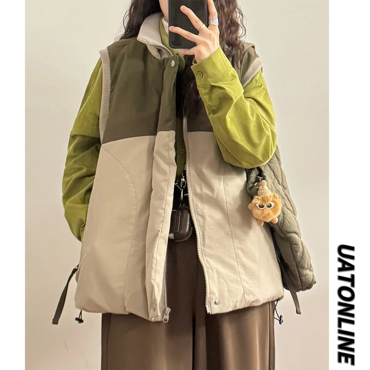 UATONLINE2025 зимний ретро лоскутный хлопковый жилет с воротником-стойкой, женское ветрозащитное цветное пальто с воротником-стойкой Faion Street Sle
UATONLINE2025 зимний ретро лоскутный хлопковый жилет с воротником-стойкой, женское ветрозащитное цветное пальто с воротником-стойкой Faion Street Sle