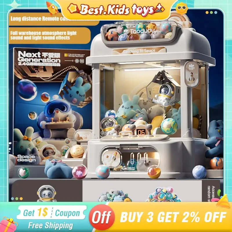 2.4G Remote Control Electric Doll Grabbing Claw Machine Coin-operated Catch Doll Console Candy Play House Kids Toys Game Gift
2.4G Remote Control Electric Doll Grabbing Claw Machine Coin-operated Catch Doll Console Candy Play House Kids Toys Game Gift