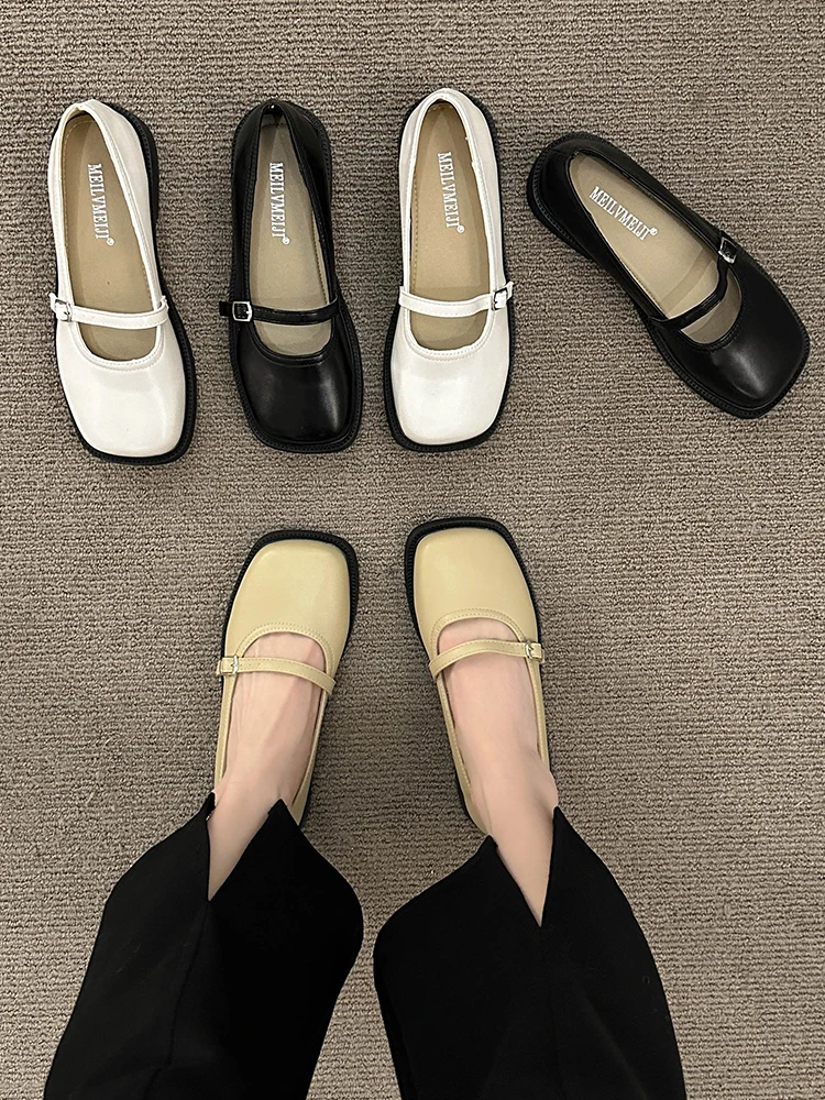 Shallow Mouth Womens Loafers Shoes Female Footwear Oxfords Casual Sneaker Square Toe Slip-on Dress New Leather Summer Rubber Bas
Shallow Mouth Womens Loafers Shoes Female Footwear Oxfords Casual Sneaker Square Toe Slip-on Dress New Leather Summer Rubber Bas