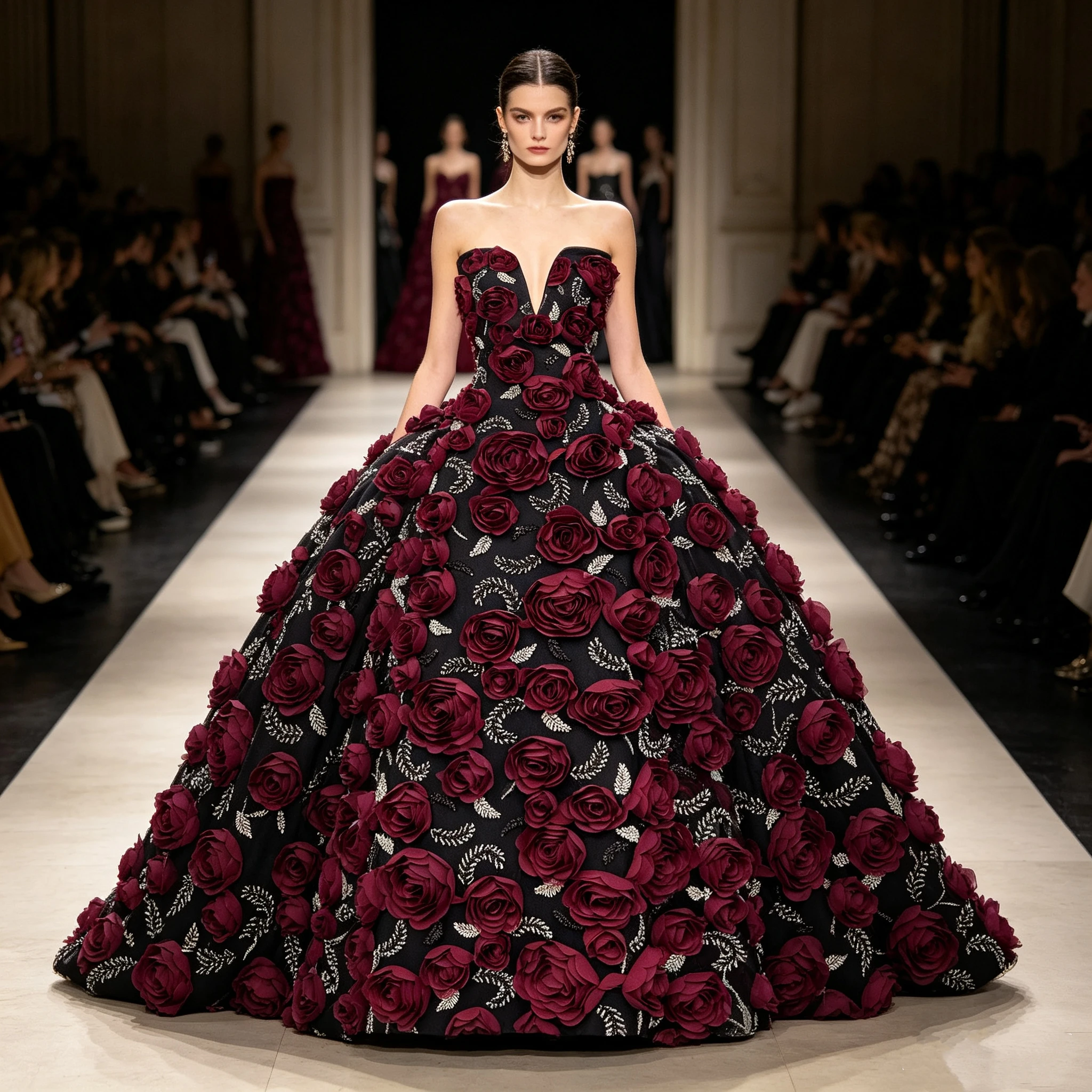 Wine French Lace Luxury Nigerian Style 3D Flowers Tulle Net 5Yards Embroidered with Sequins for Bridesmaid Evening Gowns Wedding
Wine French Lace Luxury Nigerian Style 3D Flowers Tulle Net 5Yards Embroidered with Sequins for Bridesmaid Evening Gowns Wedding