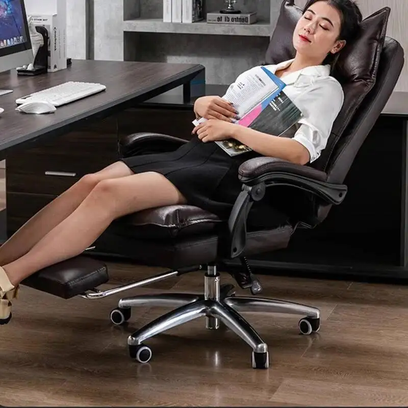 Chairs Wheels Comfortable Leather Ergonomic Executive Office Organizer Work Chair Mobile Lounge Cadeira Gamer Office Furniture
Chairs Wheels Comfortable Leather Ergonomic Executive Office Organizer Work Chair Mobile Lounge Cadeira Gamer Office Furniture