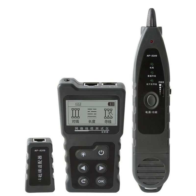 NF-8209 Network Cable Tester, Multi-Function Wire Tracker, Anti-Interference POE Cable Finder
NF-8209 Network Cable Tester, Multi-Function Wire Tracker, Anti-Interference POE Cable Finder