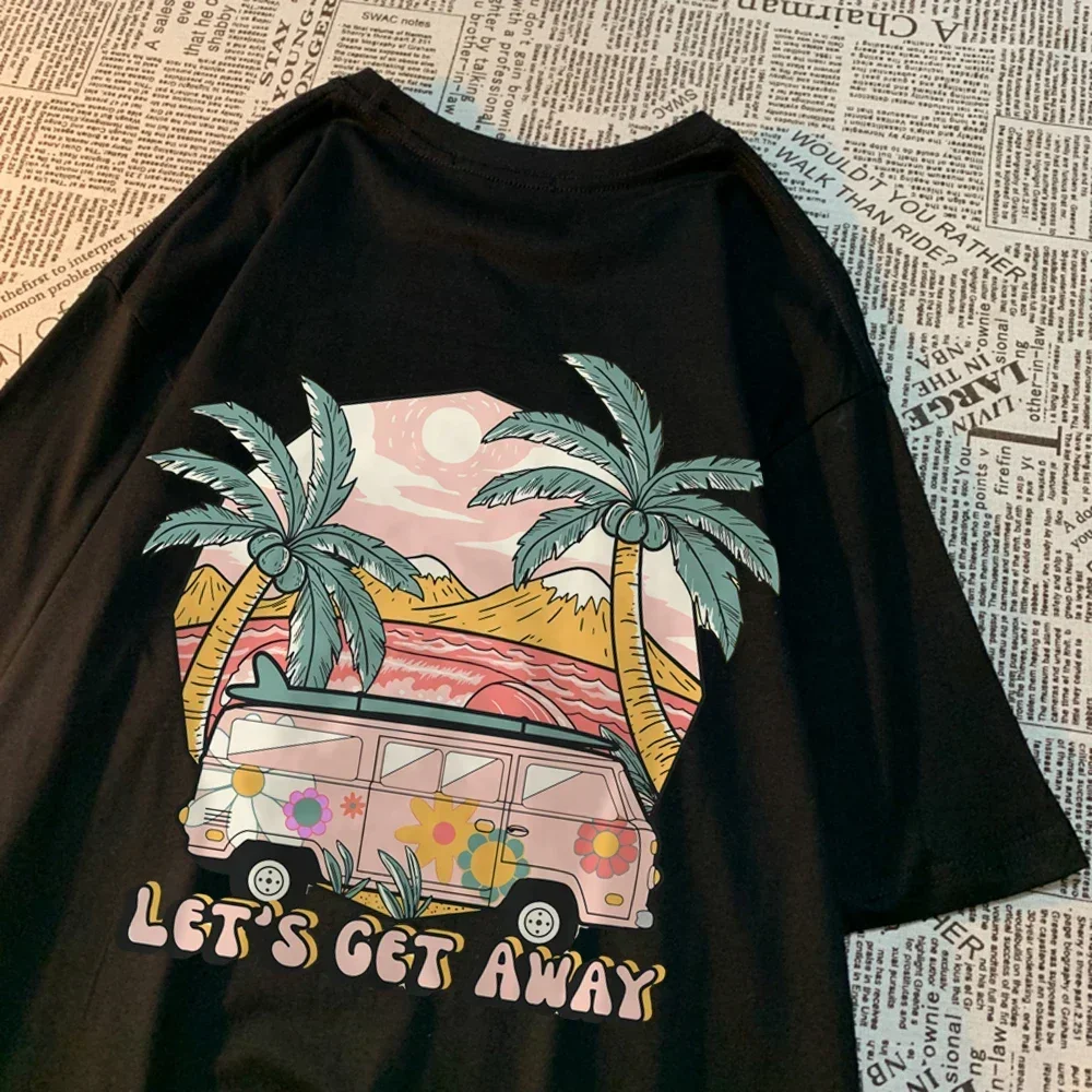 Женские футболки с принтом Let's Get Away Take The Bus Go on Vacation, дышащая футболка в стиле Харадзюку, летняя одежда, модная футболка Y2K
Женские футболки с принтом Let's Get Away Take The Bus Go on Vacation, дышащая футболка в стиле Харадзюку, летняя одежда, модная футболка Y2K