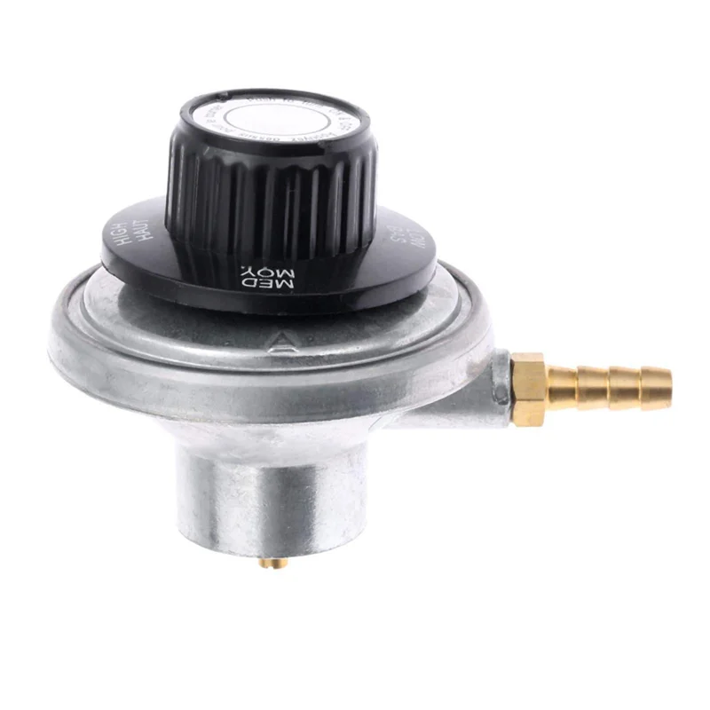 A76K 1 Pound Propane Tank Low Pressure Adjustable Gas Regulator with 1/4Inch Barb Hose Connection
A76K 1 Pound Propane Tank Low Pressure Adjustable Gas Regulator with 1/4Inch Barb Hose Connection