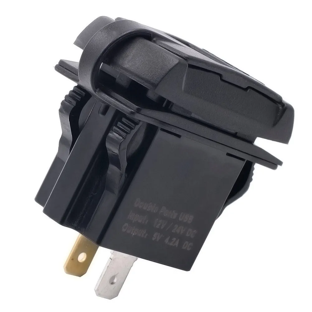 12-24V Dual USB Power Socket Outlet with Voltmeter Portable Waterproof Dustproof for Car Motorcycle Boat Atv Rv Suv Yacht
12-24V Dual USB Power Socket Outlet with Voltmeter Portable Waterproof Dustproof for Car Motorcycle Boat Atv Rv Suv Yacht